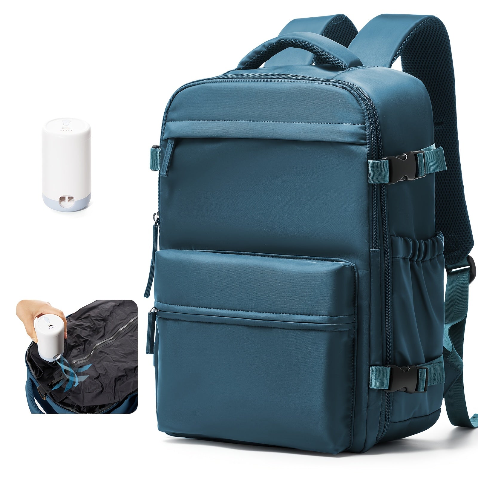 Travel Compression Bags with a Vacuum Pump for Carry-On Luggage And Air-Sealed Backpacks