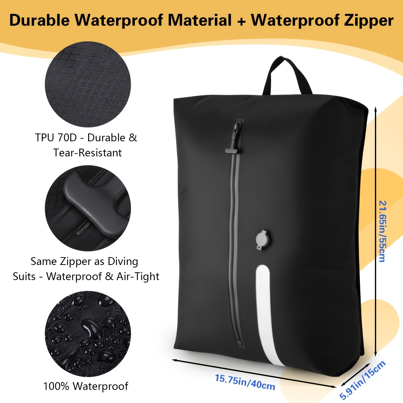 Travel & Home Compression Storage Bags | Clear Organizer with Black Privacy Shield, Integrated Valve for Quick Vacuum, Wrinkle & Moisture Proof Packing, Polyester Oxford Fabric, Zipper Closure