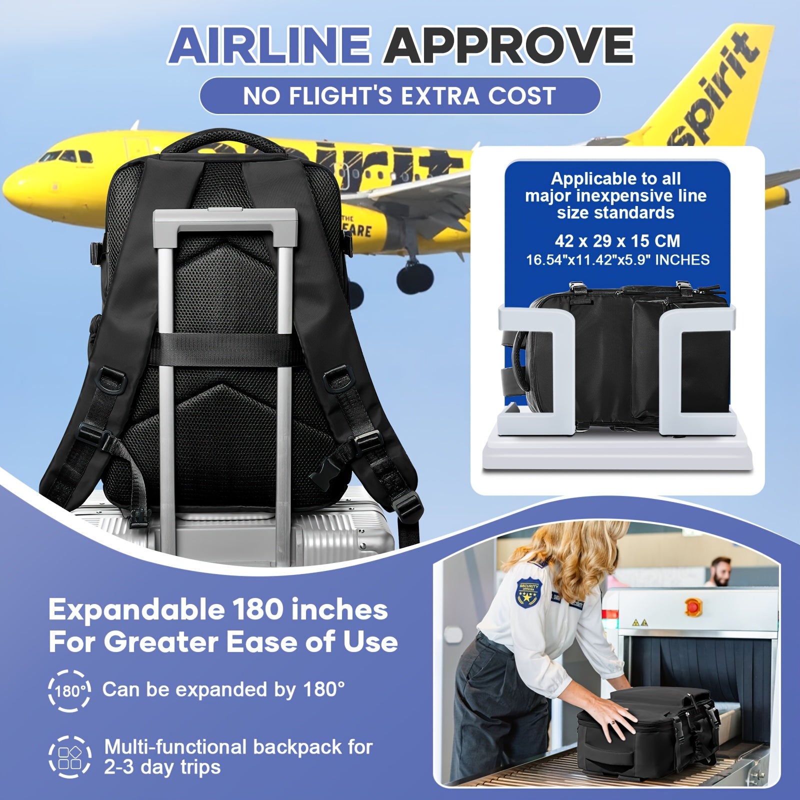 Travel Compression Bags with a Vacuum Pump for Carry-On Luggage And Air-Sealed Backpacks