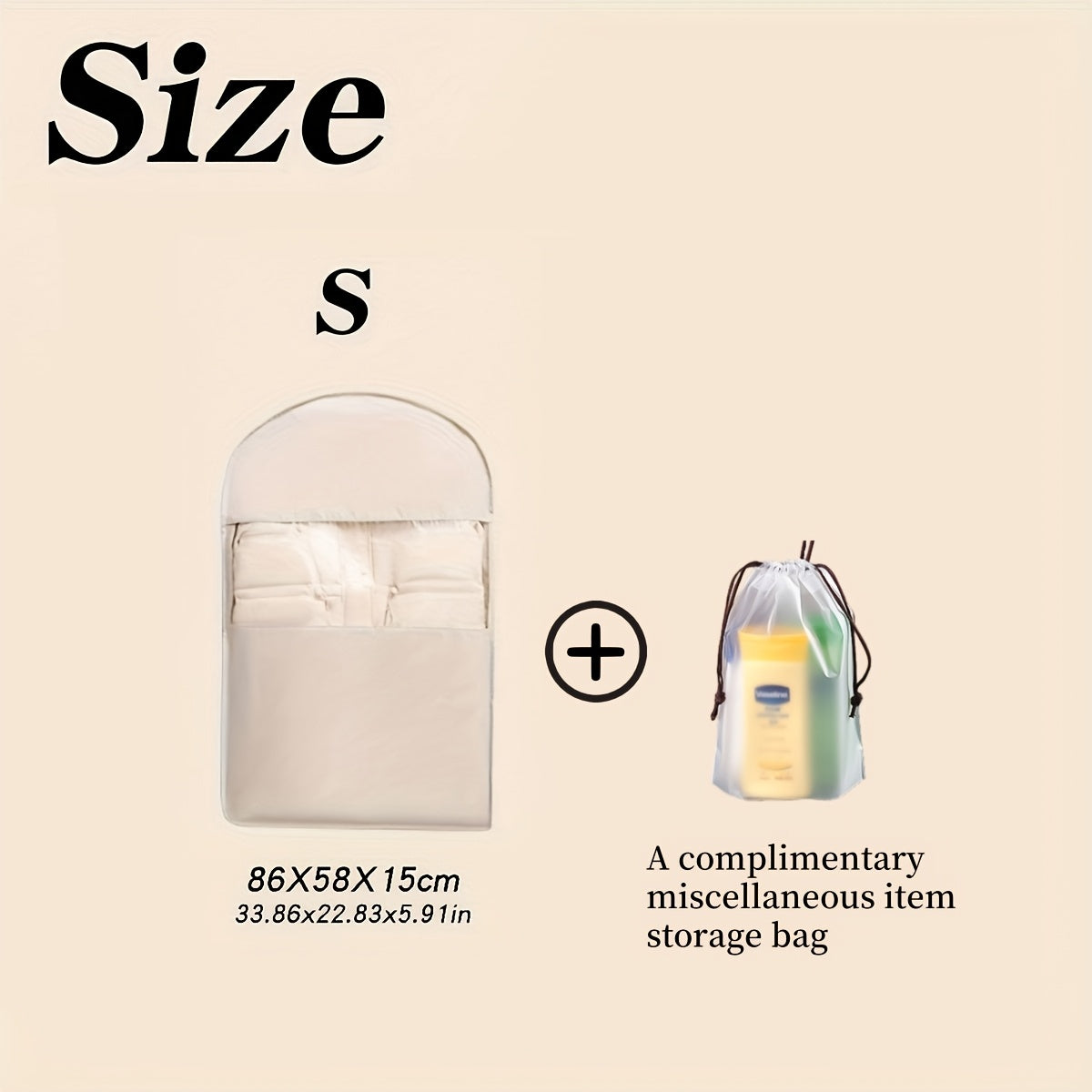 1pc Compressible Suspended Garment Bag with Transparent Window-Space - Saving Storage for Coats, And Suits, 27 Inches Or MoreHeight, Ideal for Closet Organizing, Closet Storage Boxes-Transparent Window Design - Zipper Closure, Clothes Storage Rack