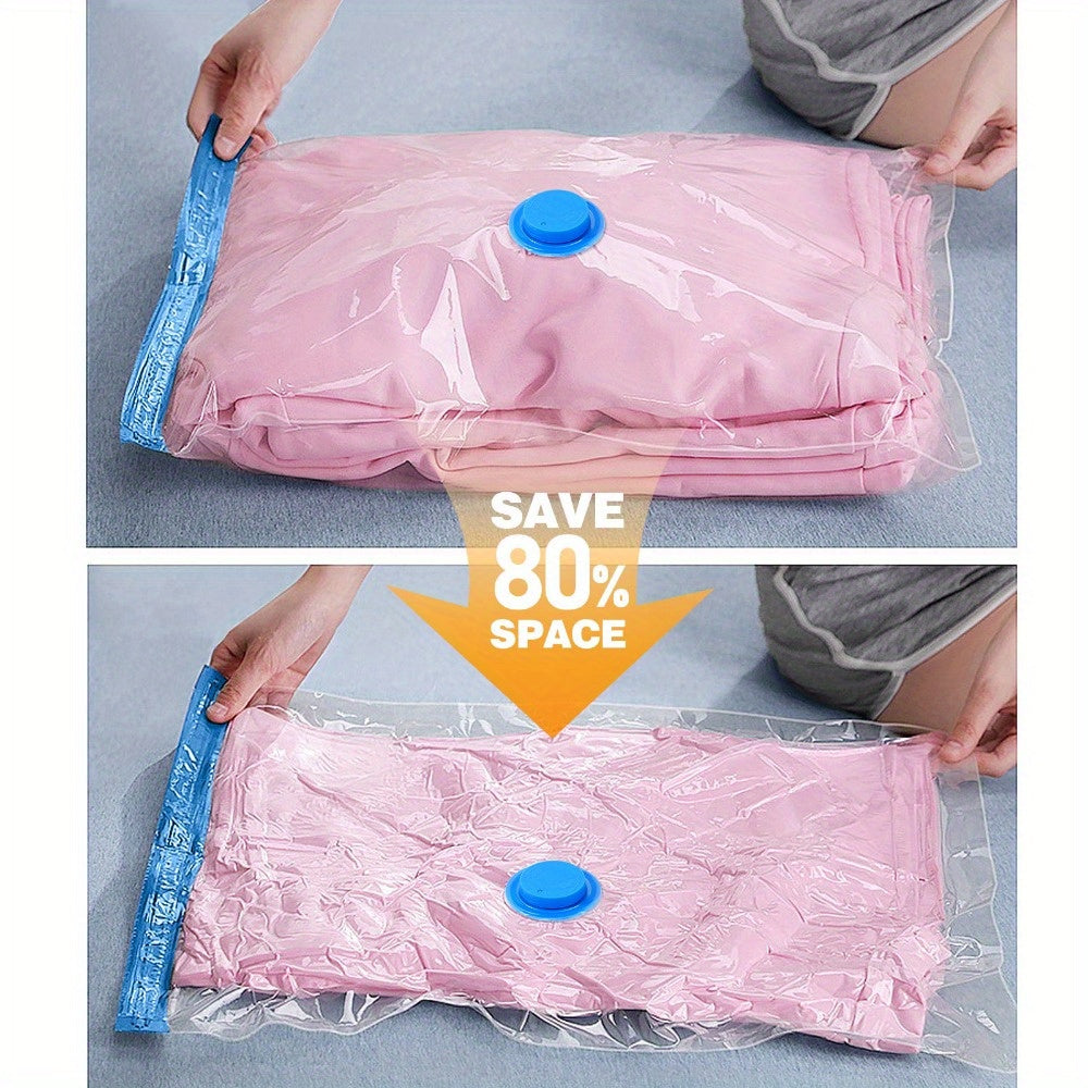 Vacuum Storage Bags 16pcs Vacuum Compression Bags with Electric Pump, Vacuum Storage Bags Space Saver Travel Size, Compression Bags for Storage for Luggage, Vacuum Storage Bags for Clothes, Bedding, Pillows, Quilts, Blankets