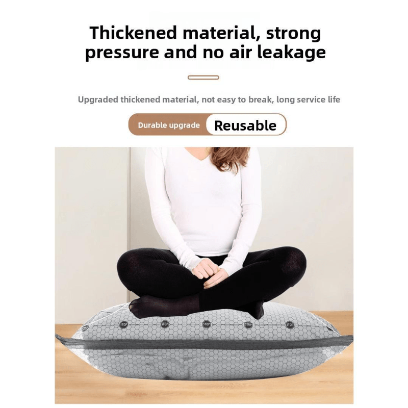 6\u002F15pcs, Vacuum Compression Bags Set with Portable Pump, Large + Medium + Small Sizes for Bedding And Clothes -Essential Travel Storage Solution, Vacuum Bag for Mattress, Compression Travel Bag, Vacuum Clothes Storage Bags, Mattress Bag for Moving