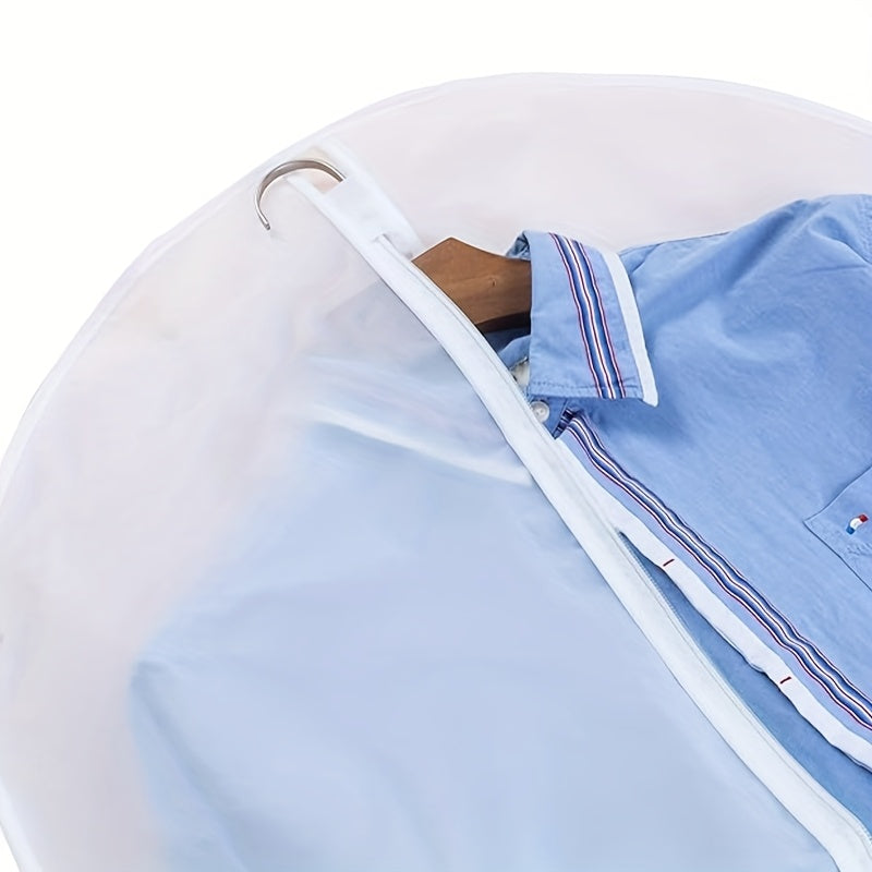 10pcs Set Of Clothes Dust Protection Cover for Wardrobe Storage Hanging Clothes Bag, Portable Clothes Storage Bag, Travel Home Use